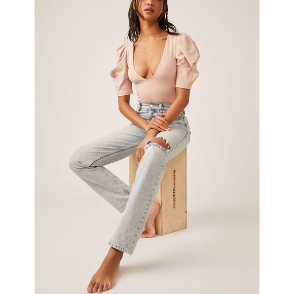 NWOT FREE PEOPLE Va Va Voop Bodysuit / Sweet Nothings - Picture 6 of 8